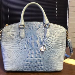 Brahmin shoulder bag light blue